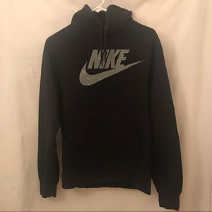 Nike Men’s Hoodie Pre-Owned Black/Gray Size M